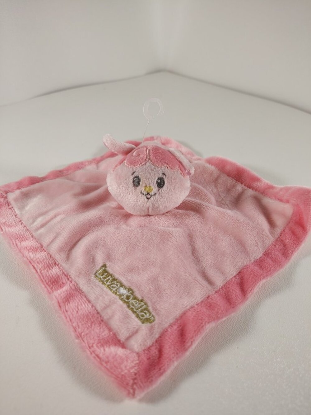 Luva bella Security Blanket Pink Lamb Mini Plush Baby Doll Lovey Replacement